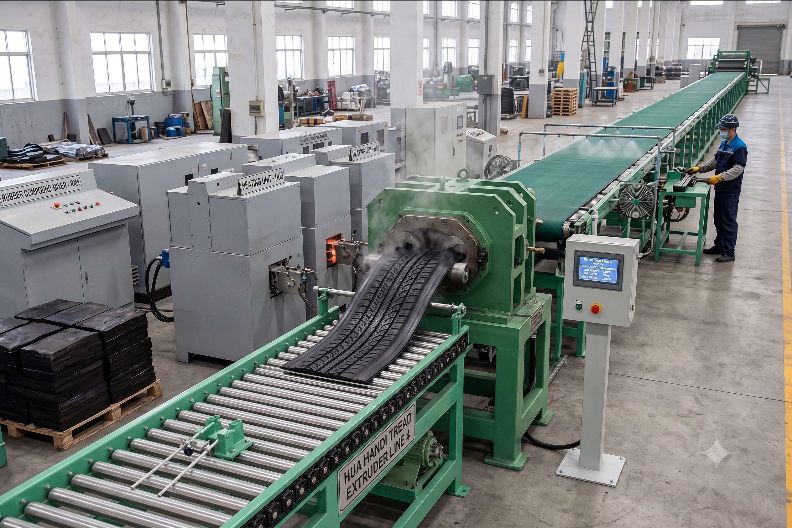 Tread Extruder
